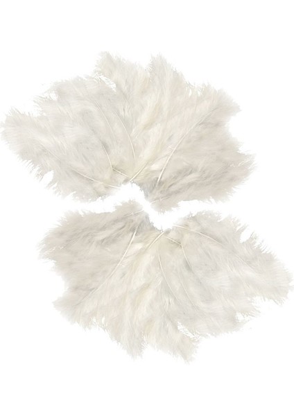 Beyaz Renk Dekorasyon ve Balon Içi Süsleme Tüyü 100 Lü 1 Paket fiyatları