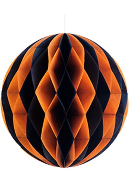 Mor Siyah Turuncu Siyah Renk 2 Adet Petek Dekor Asma Süs 30 cm Hallow fiyatları