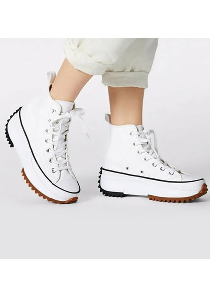 Run Platform Bilekli Ayakkabı Beyaz modelleri