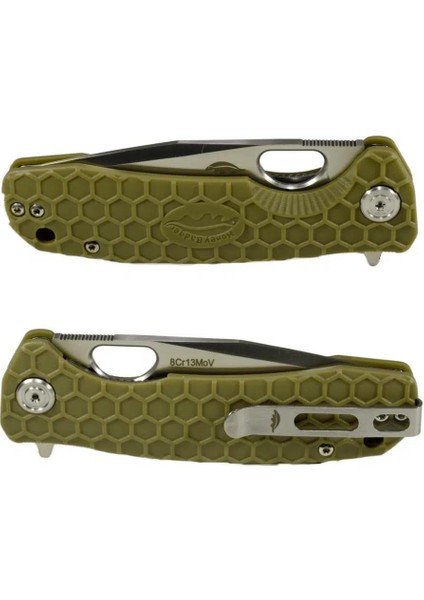 Badger Tanto Flipper Large Green Çakı
