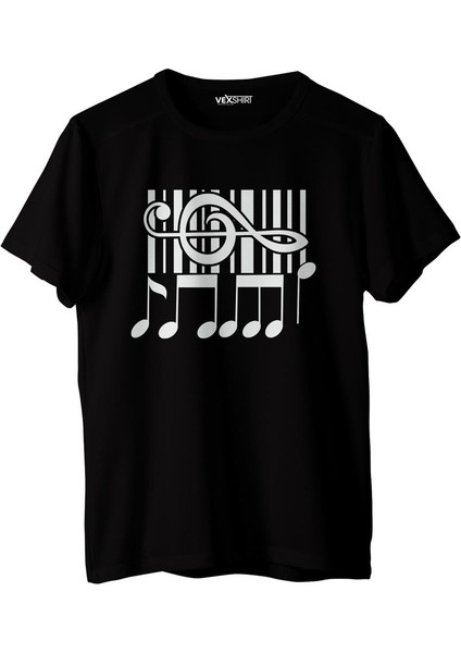 Kadın Müzik Temalı Regular Tişört