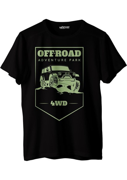 Kadın Offroad Temalı Regular Tişört