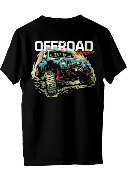 Kadın Offroad Temalı Regular Tişört