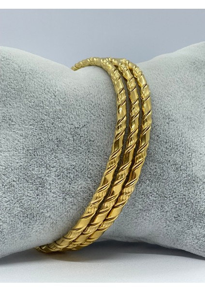 Burma Çelik Gold Bilezik modelleri