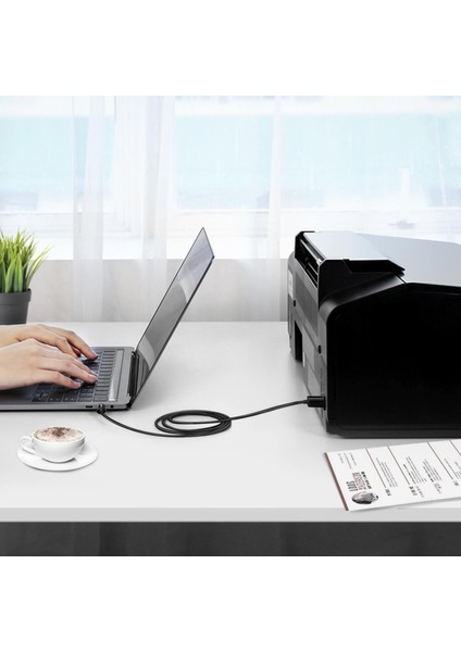 USB Type-C To USB B Yazıcı Kablosu 2 Metre Siyah fiyatları