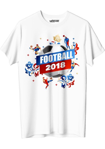 Erkek Futbol Temalı Regular Tişört