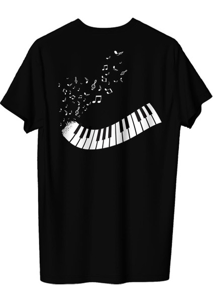 Erkek Müzik Temalı Regular Tişört