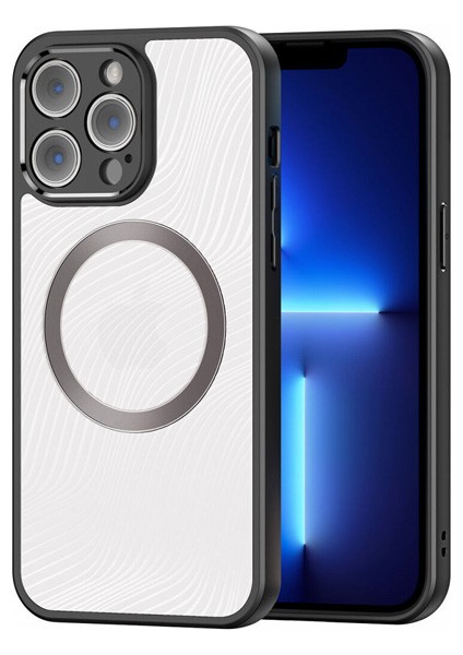 iPhone 13 Pro Aimo Series Magsafe Premium Buzlu Sert Pc-Tpu Kılıf AL-36372