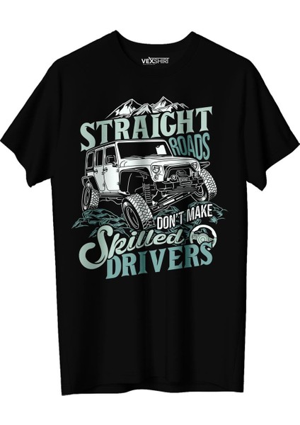 Erkek Offroad Temalı Regular Tişört
