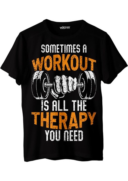 Kadın Body Buıldıng Temalı Regular Tişört