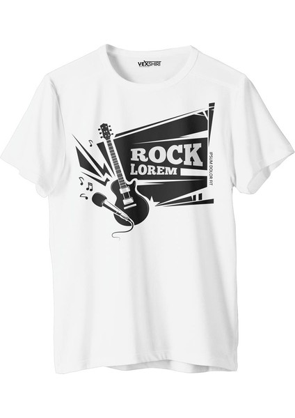 Kadın Müzik Temalı Regular Tişört