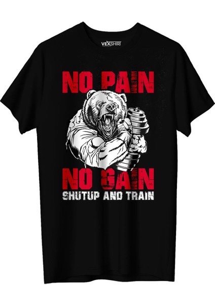 Erkek Body Buıldıng Temalı Regular Tişört