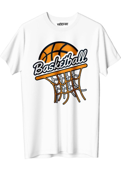Erkek Basketbol Temalı Regular Tişört