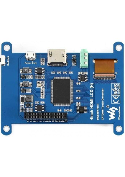 4inç Rezisif Dokunmatik LCD (Y) Ekran Modülü - 480×800 Piksel HDMI IPS