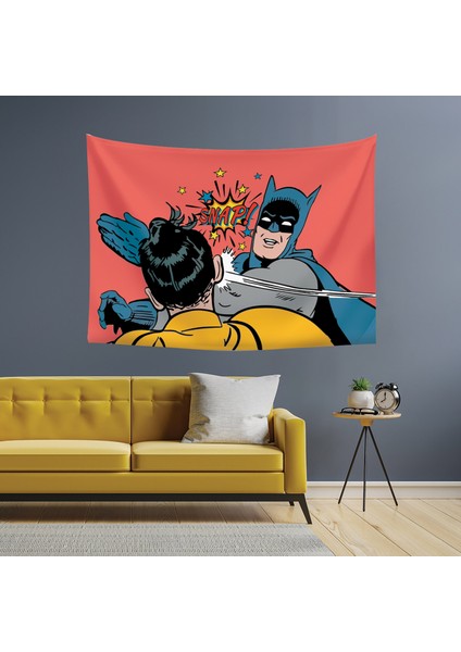 Batman Snap Çizgi Roman Comic Duvar Örtüsü Halısı