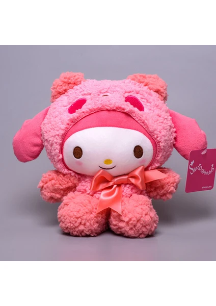 Kawaii Sanrio Sakura My Melody Cinnamoroll Peluş Oyuncak 25 cm Doğum Günü Hediye