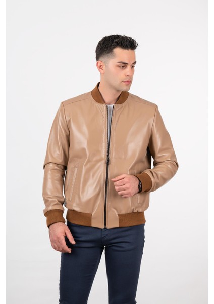 Erkek Kolej Model Hakiki Deri Ceket modelleri