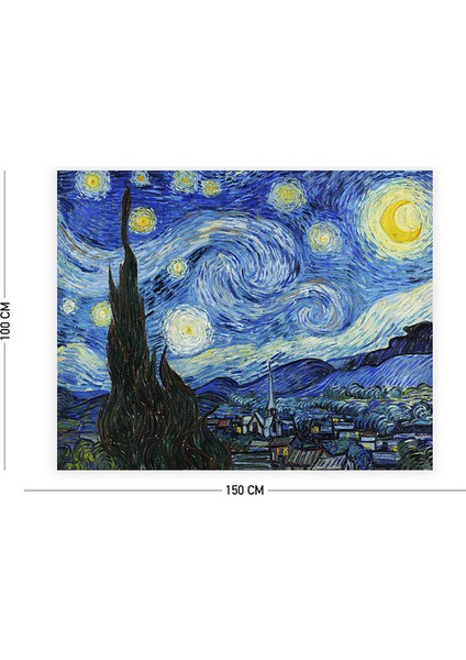 Van Gogh Yıldızlı Gece 1 Duvar Örtüsü Halısı