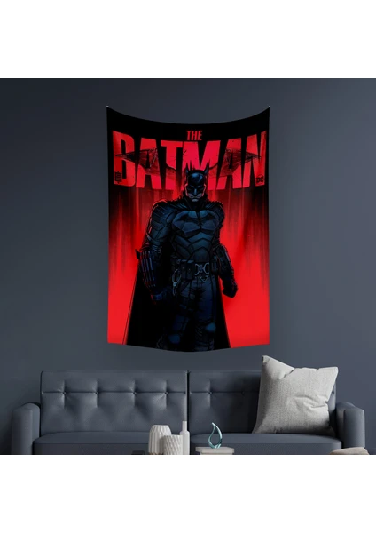 Batman Dc Duvar Örtüsü Halısı