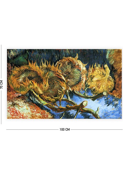 Van Gogh Ayçiçekleri Duvar Örtüsü Halısı