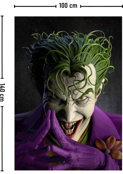 Joker Dc Duvar Örtüsü Halısı