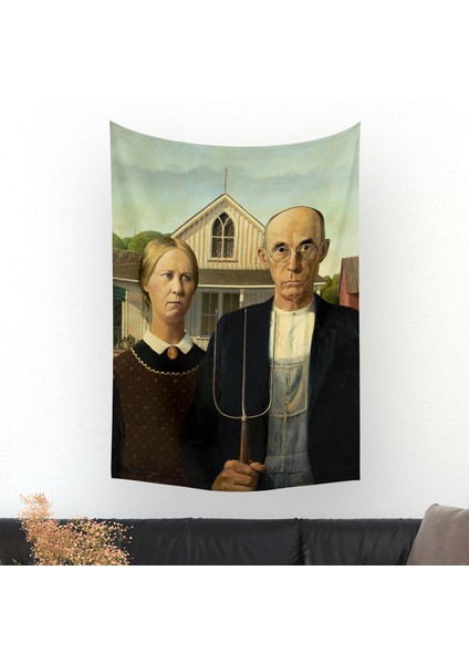 American Gothic Duvar Örtüsü Halısı