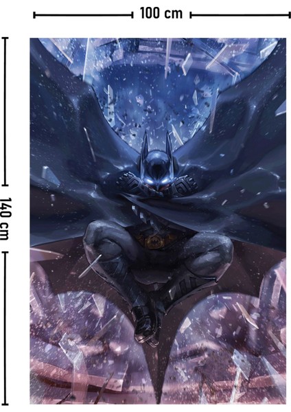 Batman Dc Duvar Örtüsü Halısı