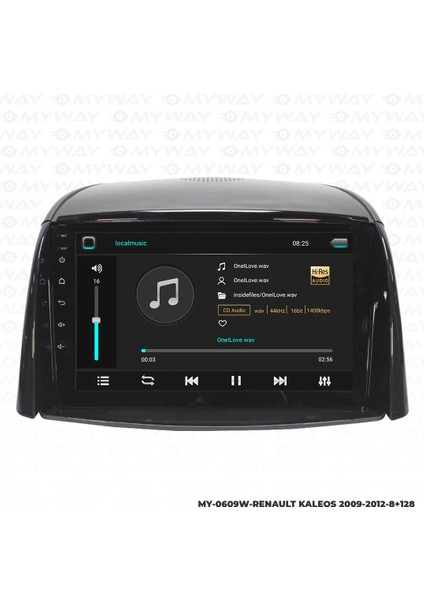 Renault Kaleos Android 12 Multimedya Carplay 4gb RAM+64GB HDD Navigasyon Ekran