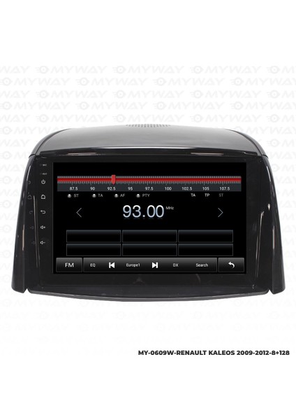 Renault Kaleos Android 12 Multimedya Carplay 4gb RAM+64GB HDD Navigasyon Ekran modelleri