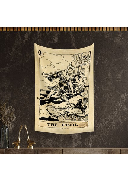 Tarot Kartı The Fool Duvar Örtüsü Halısı