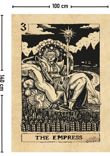 Tarot Kartı The Empress Duvar Örtüsü Halısı fiyatları