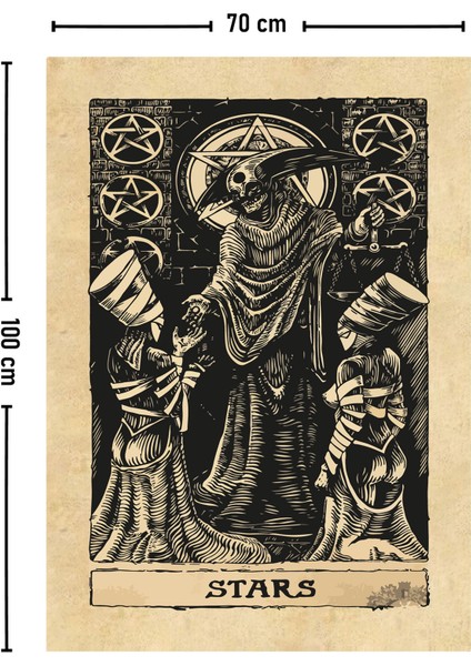 Tarot Kartı Stars Duvar Örtüsü Halısı modelleri