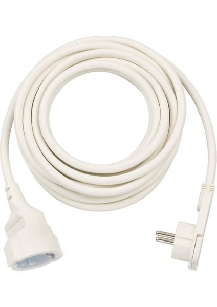 Comfort-Line Plus IP20 Lisanslı Dişi / Erkek 5 Metre Uzatma Kablosu Beyaz