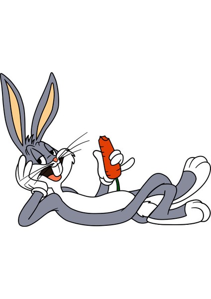 Kişiye Özel 130 Adet Bugs Bunny Okul Etiketi modelleri