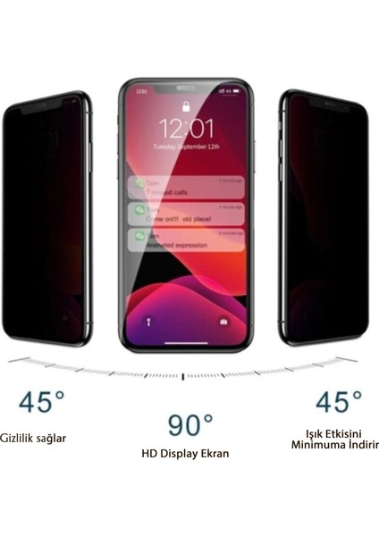 Xiaomi Mi Cc9 Pro Premium Edition Privacy Hayalet Nano Ekran Koruyucu