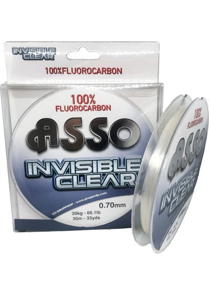 Invisible Clear Paralel %100 Fluoro Carbon Misina 30MT