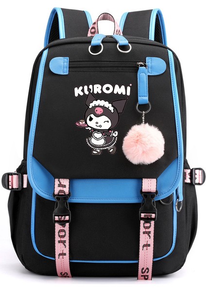 Kulomi Okul Çantası Ortaokul Kadın Kore Versiyonu Büyük Kapasiteli Rahat Hafif Sırt Çantası Ilkokul Öğrencileri Üçüncü Ila Altıncı Sınıf Sırt Çantası (Yurt Dışından)