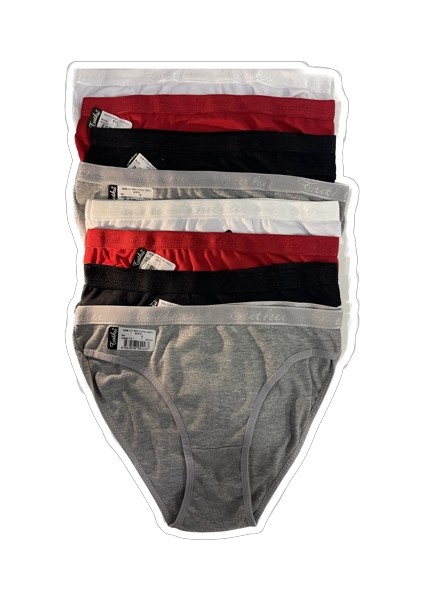 Tutku Bayan Bikini Pamuklu Külot 8"li Paket