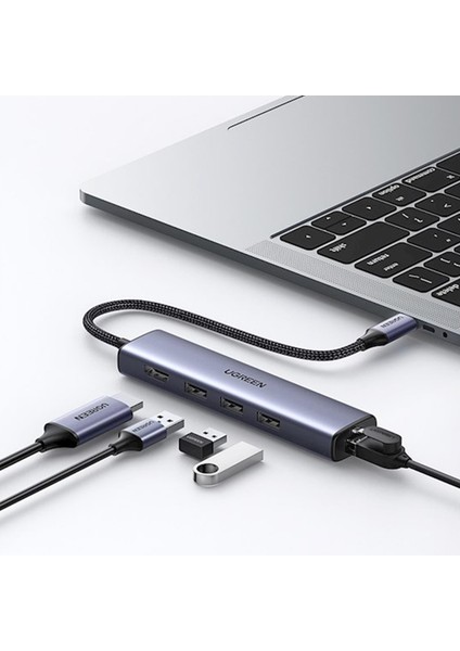 Type-C To 3*usb 3.0 4K 60Hz HDMI RJ45 1000MBPS Ethernet Dönüştürücü Çoklayıcı Hub Adaptör fiyatları