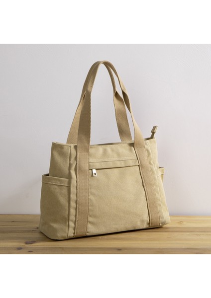Vintage Gündelik Kanvas Tote (Yurt Dışından) modelleri