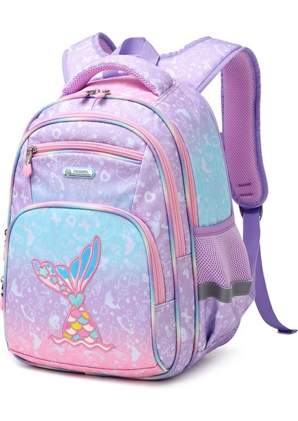 Büyük Kapasiteli Sırt Çantası Moda Sırt Koruması Çocuk Okul Çantası Kırtasiye Çantası (Yurt Dışından)