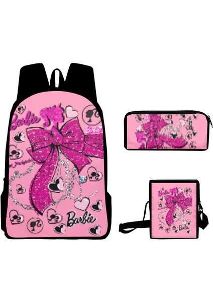 Serisi Resim Kampüs Sırt Çantası 3D Oxford Kumaş Okul Çantası Üç Parçalı Okul Çantası Kalem Kutusu (Yurt Dışından)