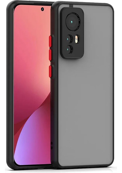 Xiaomi Redmi Note 12S 4g London Serisi Darbeye Dayanıklı Kılıf - Siyah AL3415