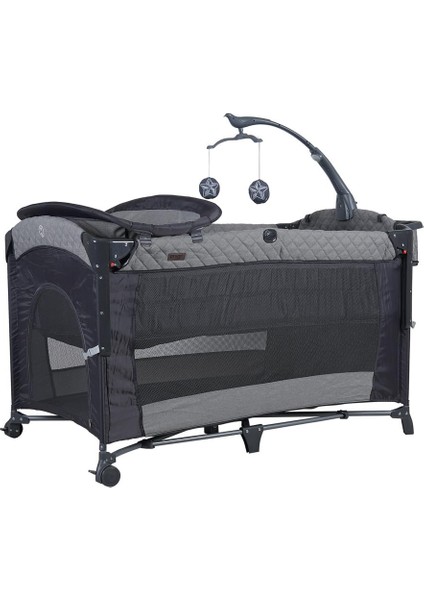 8040 Miami Premium 70 x 120 cm Bebek Oyun Parkı Yatak Beşik