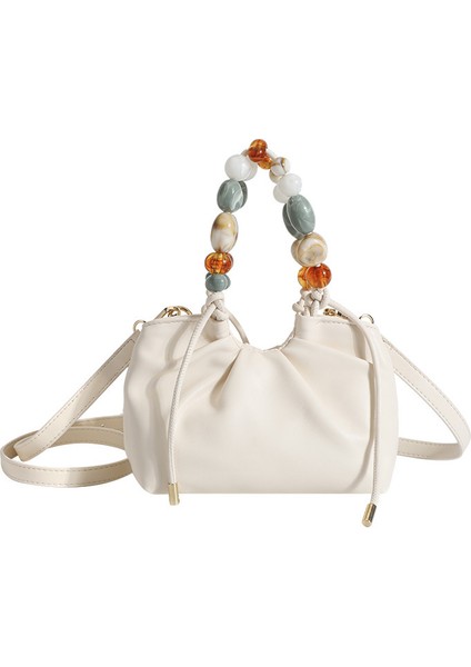 Üst Düzey Tasarım Buruşuk Bulut El Çantası (Yurt Dışından)