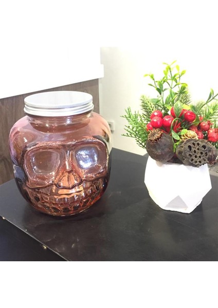 Tarro Calavera Kavanoz 1300 ml Kahverengi fiyatları