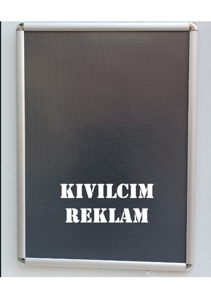 Kıvılcım Plastik ve Reklam Ürünleri 10 Adet B2 50X70CM Alüminyum Açılır Kapanır Rondo Çerçeve