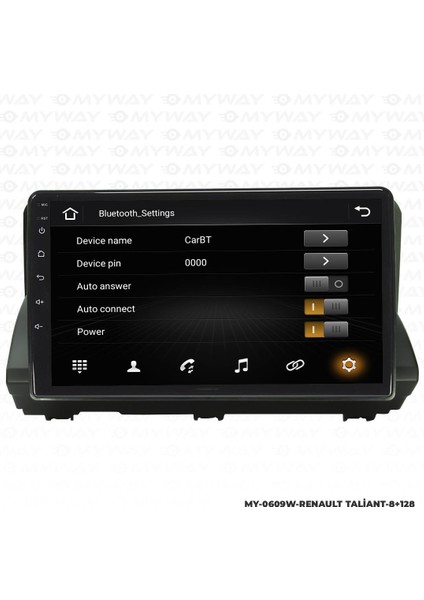 Renault Taliant Android 12 Multimedya Carplay 4gb RAM+64GB HDD Navigasyon Ekran modelleri