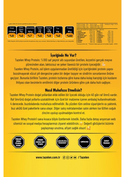 Tazelen 30 gr Çilekli Whey Protein 12 Adet modelleri