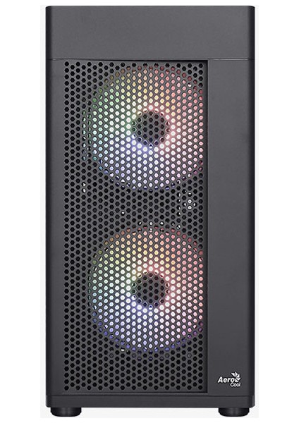 Hexform 400W 3X12CM Frgb LED Fanlı, Mesh Ön Panel, Temperli Cam Yan Panel, USB 3.0 Matx Bilgisayar Kasası (AE-HEXFR-400)